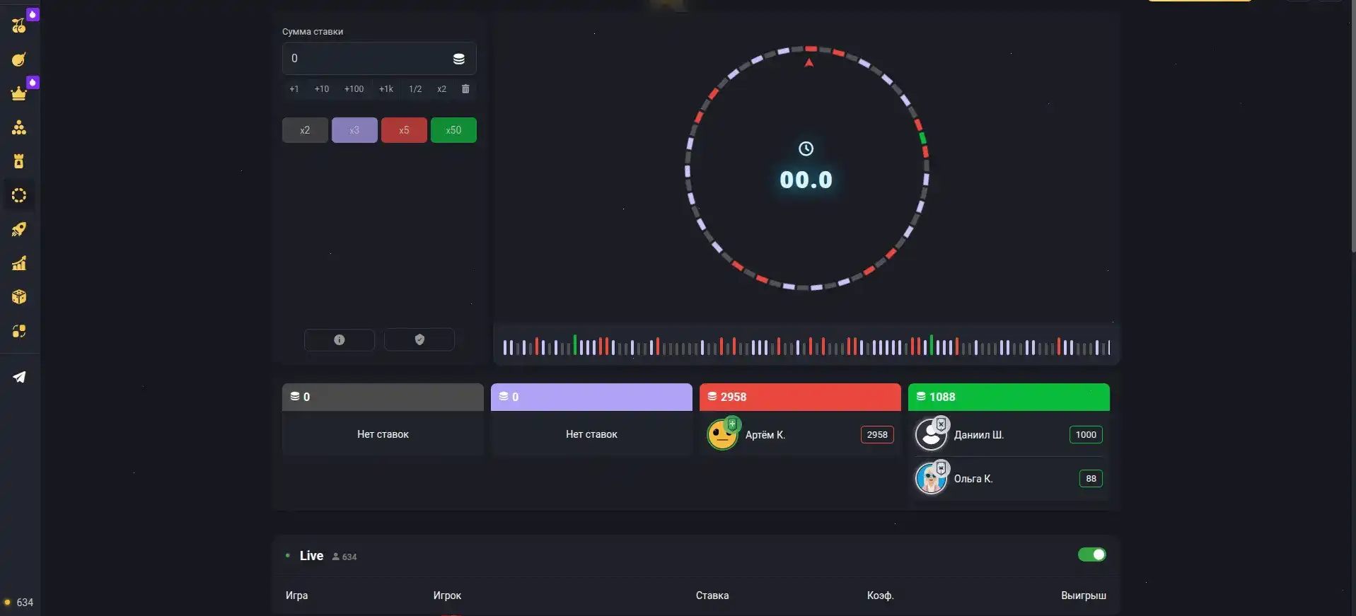 Мобильная версия Лаки Ворлд на смартфоне
